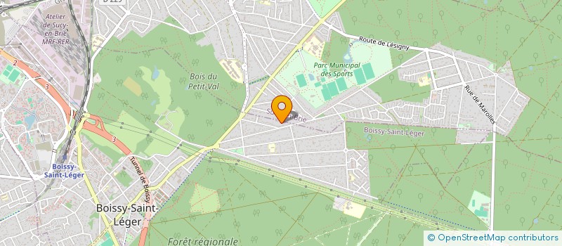 localisation de l'entreprise HKS COURTAGE à BOISSY ST LEGER