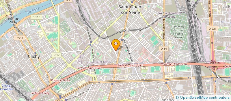 localisation de l'entreprise HKS RENOV à SAINT-OUEN-SUR-SEINE