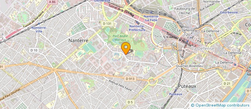 localisation de l'entreprise HKS TRANSPORT à NANTERRE