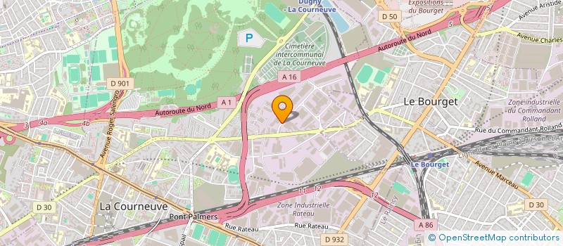 localisation de l'entreprise HKTR à LA COURNEUVE