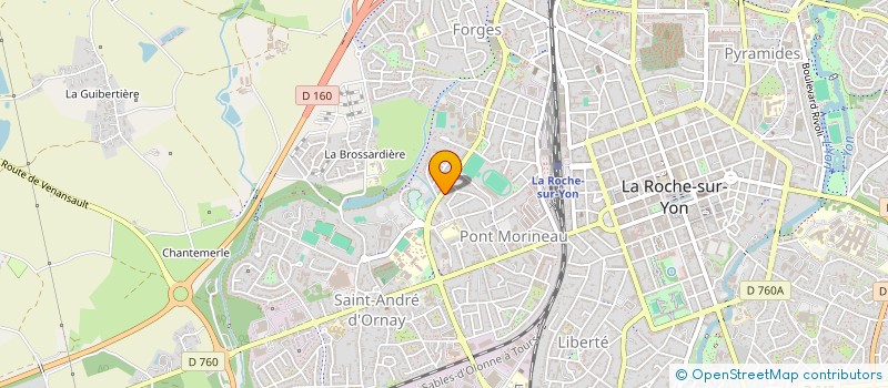 localisation de l'entreprise HKY à LA ROCHE-SUR-YON