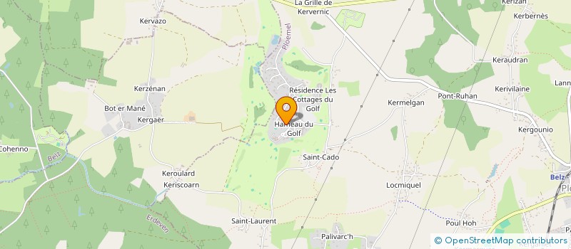 localisation de l'entreprise HL à PLOEMEL