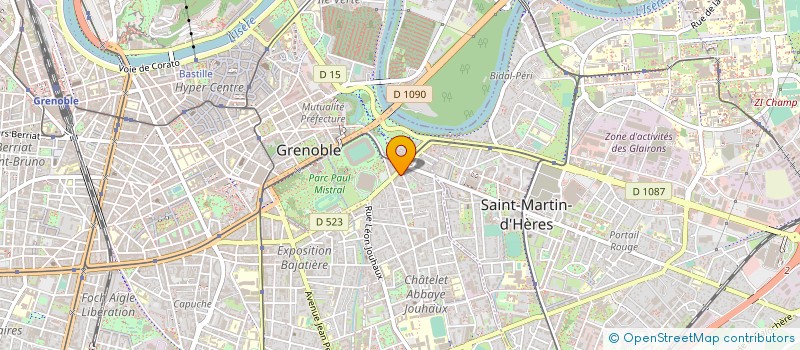 localisation de l'entreprise HL 38  GRENOBLE