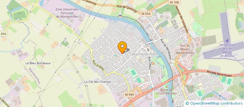 localisation de l'entreprise HL  WAMBRECHIES