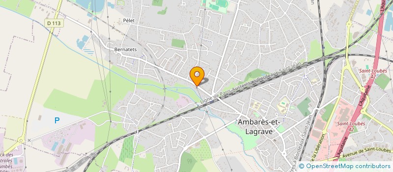 localisation de l'entreprise HL  AMBARES-ET-LAGRAVE