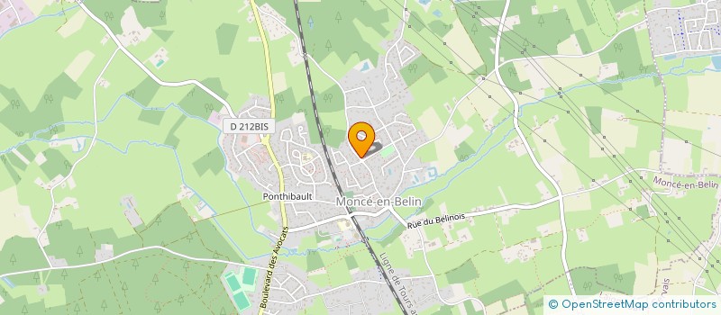 localisation de l'entreprise HL  MONCE EN BELIN