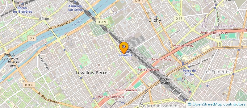 localisation de l'entreprise HL à LEVALLOIS-PERRET