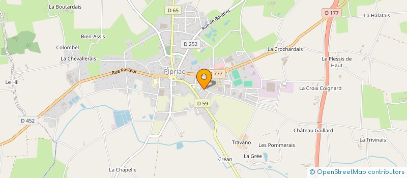 localisation de l'entreprise HL&A  PIPRIAC