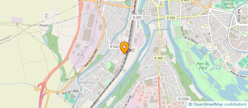 localisation de l'entreprise HL AUTO SERVICES  VILLENOY