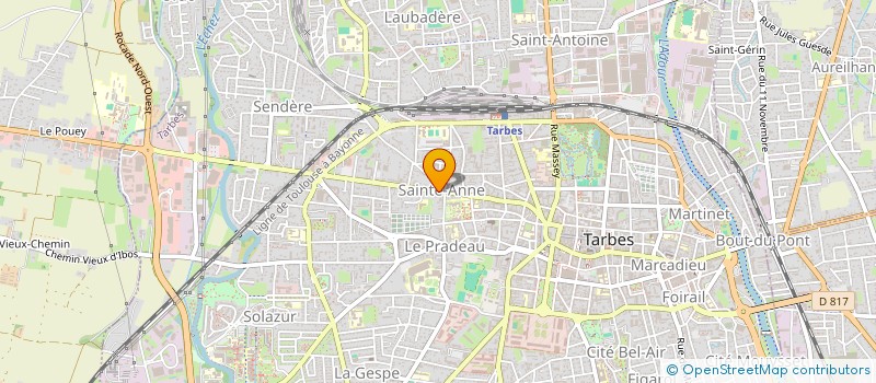 localisation de l'entreprise HL BIKELAB  TARBES
