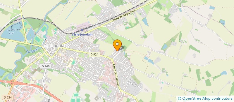 localisation de l'entreprise HL BOIS  L'ISLE-JOURDAIN