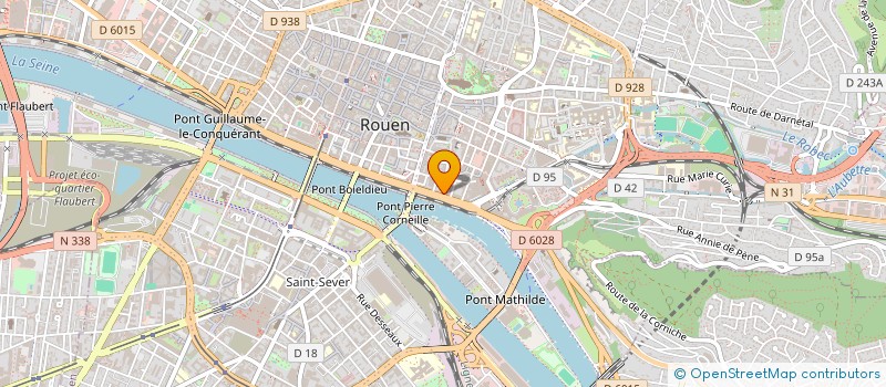 localisation de l'entreprise HL BUROTECH à ROUEN