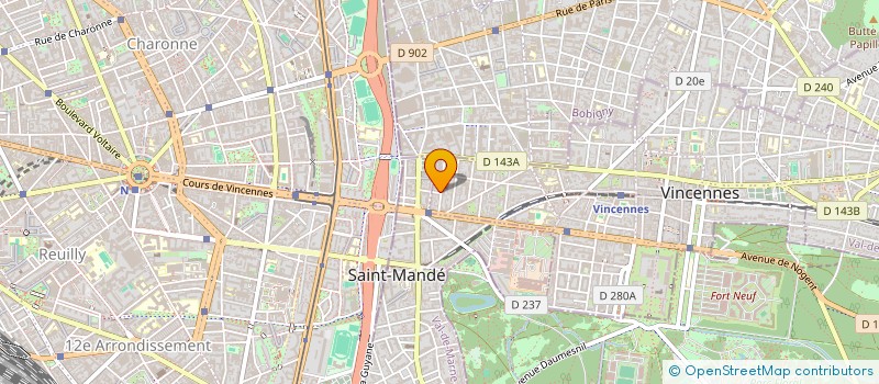 localisation de l'entreprise HL CAPITAL à VINCENNES