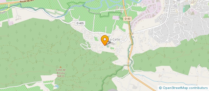 localisation de l'entreprise HL CLIM ET CONFORT  LA CELLE