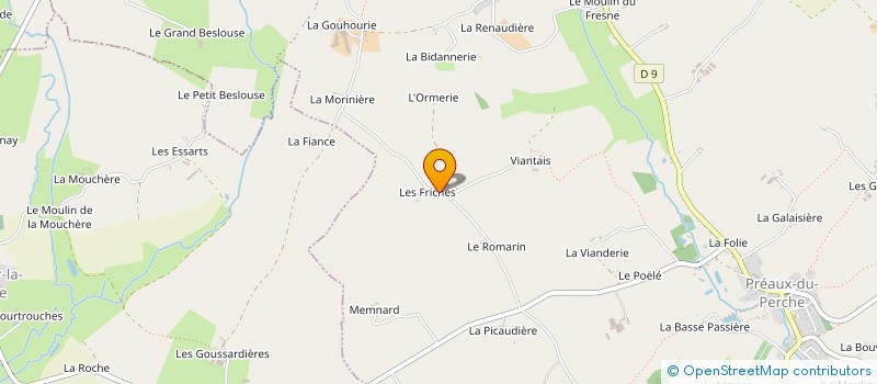 localisation de l'entreprise HL CONCEPT  PERCHE-EN-NOCE