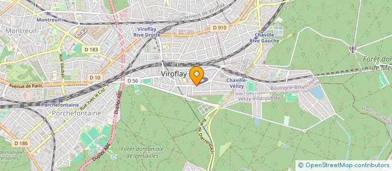 localisation de l'entreprise HL CONSEIL  VIROFLAY