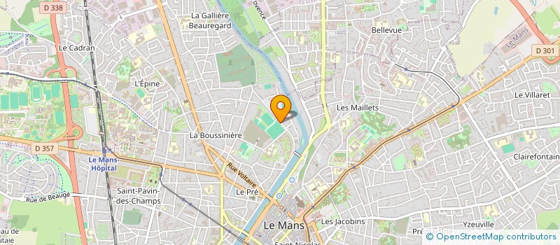 localisation de l'entreprise HL CONSULTING à LE MANS