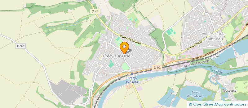 localisation de l'entreprise HL CONSULTING  PRECY-SUR-OISE