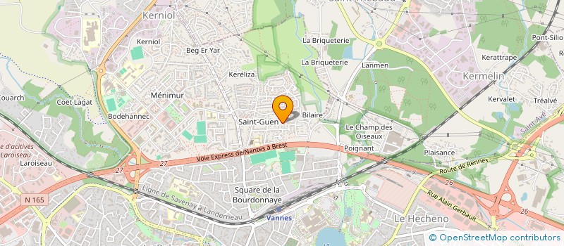 localisation de l'entreprise HL COURTAGE PRO à VANNES
