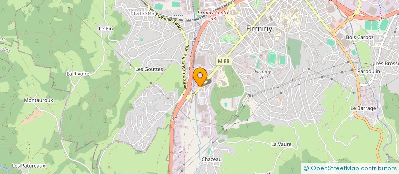 localisation de l'entreprise HL DISTRIBUTION à FIRMINY