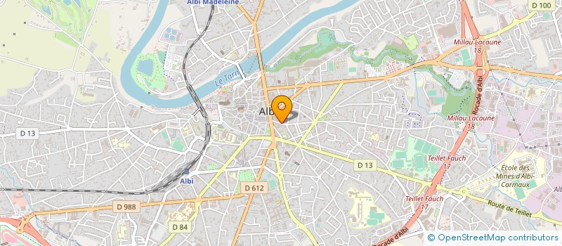 localisation de l'entreprise HL ET A DIFFUSION à ALBI