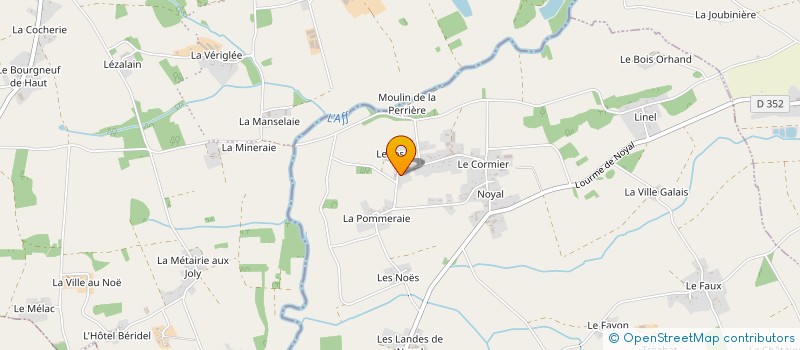 localisation de l'entreprise HL ETANCHEITE  SIXT-SUR-AFF