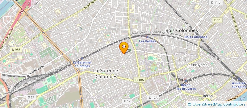 localisation de l'entreprise HL FINANCES à LA GARENNE COLOMBES