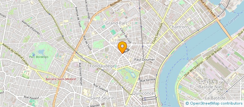 localisation de l'entreprise HL FINANCES  BORDEAUX