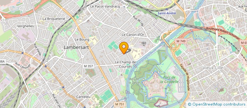 localisation de l'entreprise HL-GV INVEST à LAMBERSART