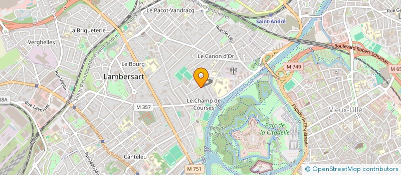 localisation de l'entreprise HL-GV PERRIERES à LAMBERSART