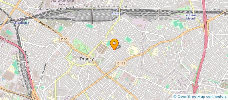 localisation de l'entreprise HL HOLDING à DRANCY