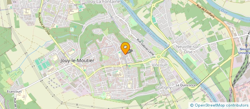 localisation de l'entreprise HL HOME  JOUY-LE-MOUTIER