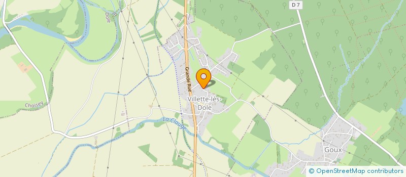localisation de l'entreprise HL IMMO  VILLETTE-LES-DOLE
