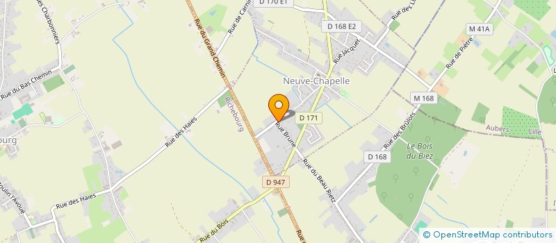 localisation de l'entreprise HL IMMO  MERVILLE