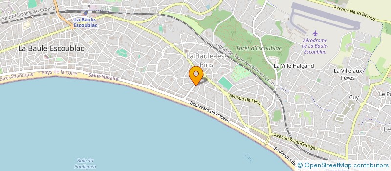 localisation de l'entreprise HL IMMO  VAIR-SUR-LOIRE