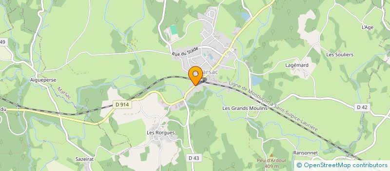 localisation de l'entreprise HL IMMO2  MARSAC