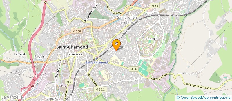 localisation de l'entreprise HL'IMMOBILIER  SAINT-CHAMOND