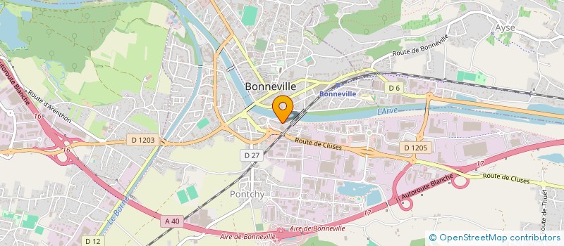 localisation de l'entreprise HL IMPORT EXPORT  BONNEVILLE