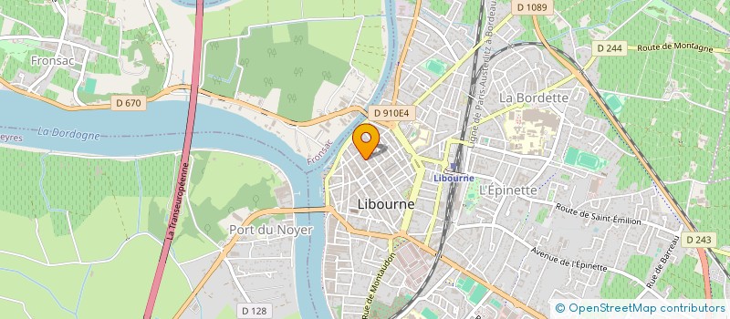 localisation de l'entreprise HL INVEST  LIBOURNE