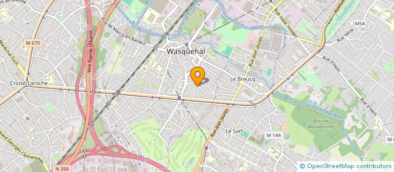 localisation de l'entreprise HL INVEST  WASQUEHAL