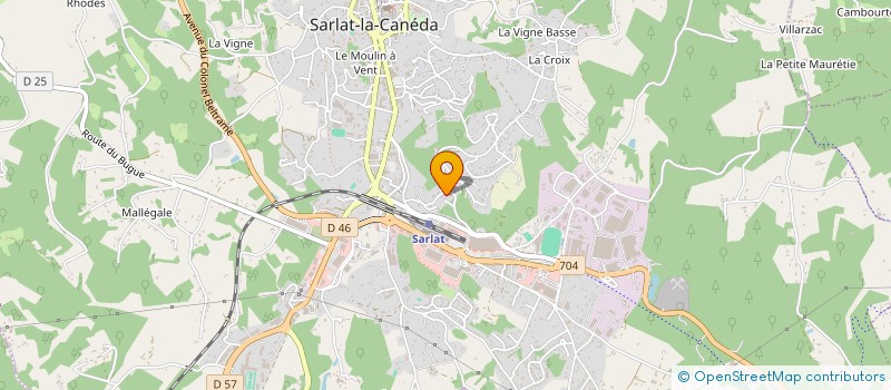 localisation de l'entreprise HL MECA à SARLAT-LA-CANEDA