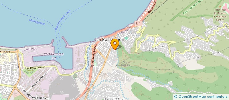localisation de l'entreprise HL PATRIMOINE 2 à LA POSSESSION