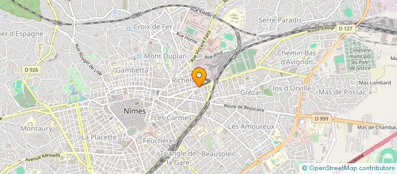 localisation de l'entreprise HL PLOMBERIE  NIMES