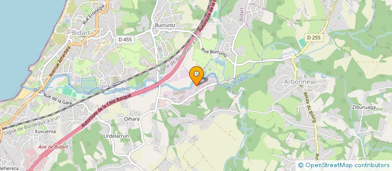 localisation de l'entreprise HL POLYBAT BETON  BIDART