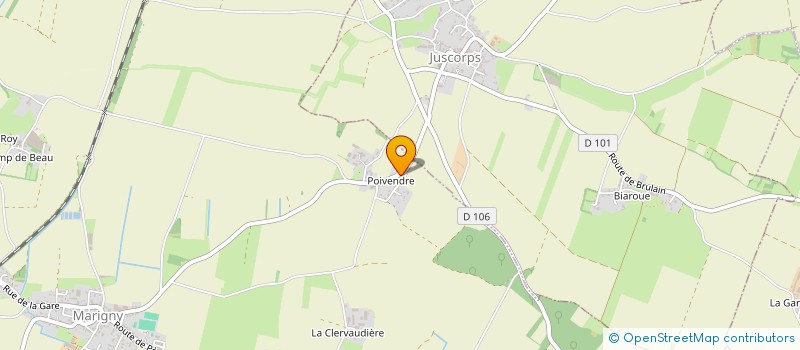 localisation de l'entreprise HL PROCESS à MARIGNY