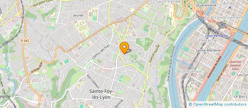 localisation de l'entreprise HL-PRODUCTIONS  SAINTE-FOY-LES-LYON