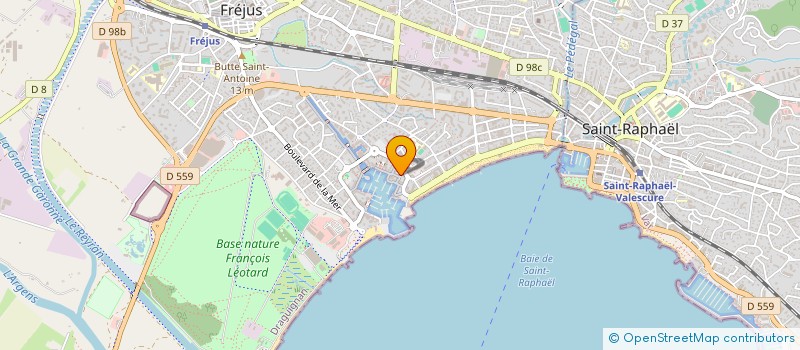 localisation de l'entreprise HL PROMOTION à FREJUS