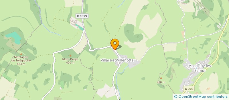 localisation de l'entreprise HL RACING 21  VILLARS-ET-VILLENOTTE