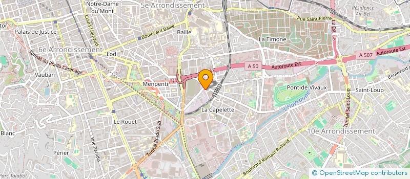localisation de l'entreprise HL RESEAU à MARSEILLE