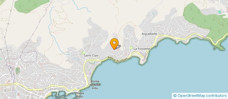 localisation de l'entreprise HL RESTAURATION à LE LAVANDOU